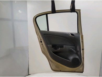 Porte arrière gauche - Opel CORSA D PH.1 - Jaune Fonce - 93189342 - V1-1839R