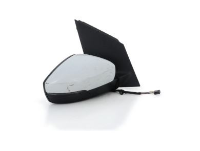 Right wing mirror - Volkswagen POLO V PH.1 - Blanc - 6C1857508A9B9 - U1-6164E