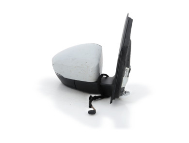 Right wing mirror - Volkswagen POLO V PH.1 - Blanc - 6C1857508A9B9 - U1-6164E
