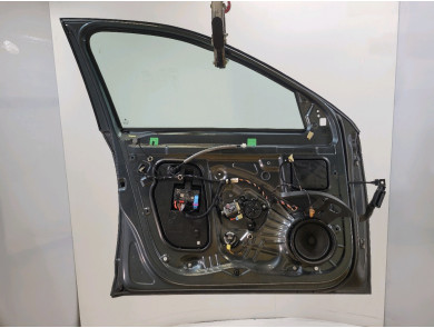 Left front door - Skoda OCTAVIA III PH.1 - Gris Fonce - 5E0831055A - C0-8372A