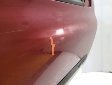Right front door - Renault CLIO II PH.1 - Rouge Fonce - 7751472476 - T1-8171E