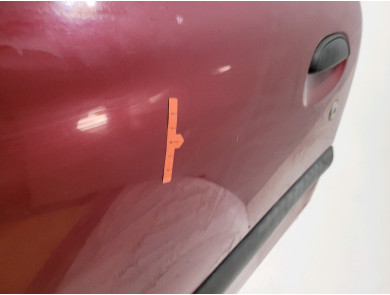 Porte avant gauche - Renault CLIO II PH.1 - Rouge Fonce - 7751472474 - H1-8200J