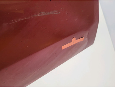Porte avant gauche - Renault CLIO II PH.1 - Rouge Fonce - 7751472474 - H1-8200J