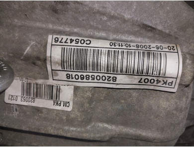 Gearbox type PK4007 - Renault LAGUNA III PH.1 - X1-0885T