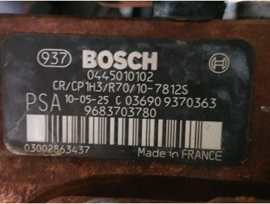Engine type 9H01 - Peugeot 3008 I PH.1 - Y0-9498K