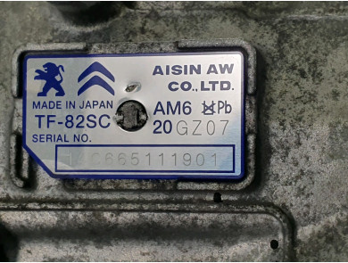 Gearbox type 20GZ07 - Peugeot 308 II PH.1 - W1-5500X