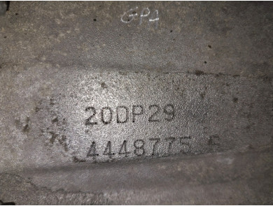 Boîte de vitesses type 20DP29 - Citroen XSARA PICASSO - S1-5082J