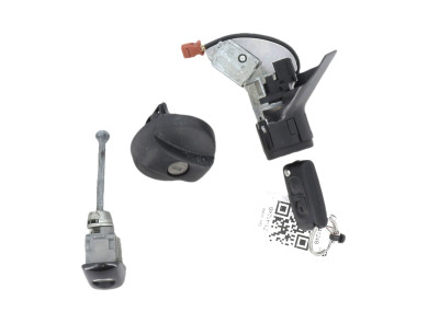 Neiman kit complet (barillet serrure clé) - Peugeot 207 - 4162NW - Z1-4124B