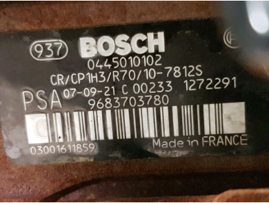 Engine type 9HZ - Citroen C4 PICASSO I - H1-1109T