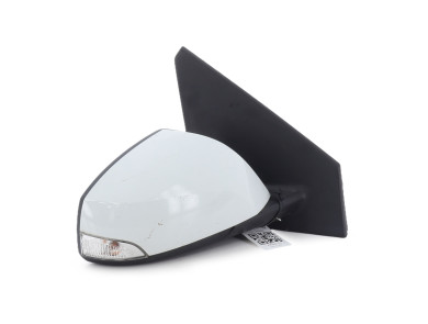 Right wing mirror - Renault MEGANE III PH.2 - Blanc - 963010192R - H1-2666K
