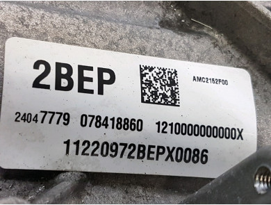 Gearbox type 2BEP - Chevrolet CORVETTE VIII - L0-4922V