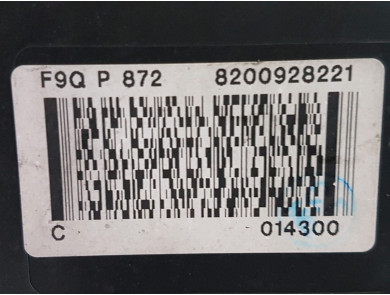 Engine type F9Q872 - Renault MEGANE COUPE III PH.1 - M0-3764M