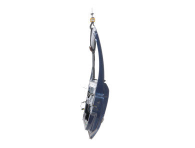 Right front door - Renault LAGUNA II PH.1 - Bleu Fonce - 7751472438 - X0-9015H