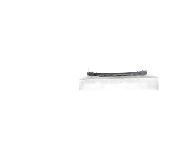 Front bumper lower reinforcement bar - Peugeot 207 - Noir - 7422H6 - V0-0692M