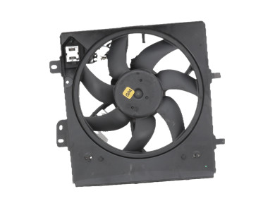 Radiator fan + mounting - Peugeot 207 - 9801666680 - A1-8206H