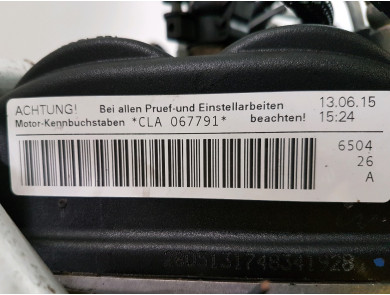 Engine type CLAA - Audi A6 IV PH.1 - I0-6340J