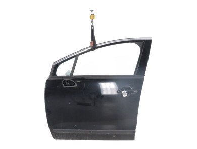 Left front door - Peugeot 3008 I PH.2 - Noir - 9002AR - Q0-3437B