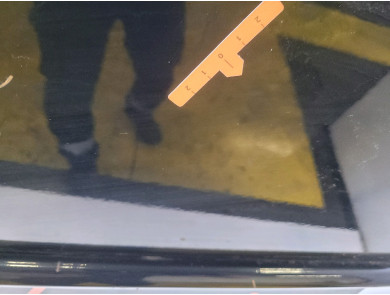 Porte gauche (3 portes) - Citroen C2 PH.1 - Noir - 9002T1 - X1-1122I