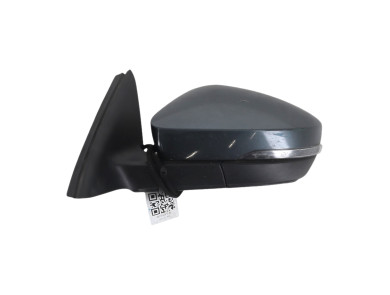 Left wing mirror - Skoda OCTAVIA III PH.1 - Gris Fonce - 5E1857507P - U1-6760R