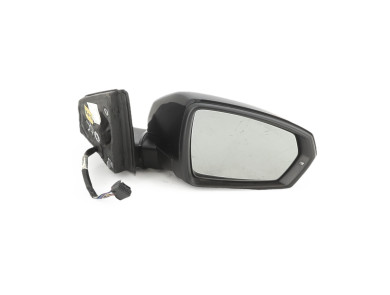 Right wing mirror - Volkswagen POLO VI PH.1 - Noir - 2G1857508S9B9 - C1-7918Q