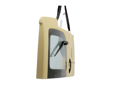 Right rear swing door - Citroen JUMPY II - Jaune Clair - 00008703C7 - C1-7367L
