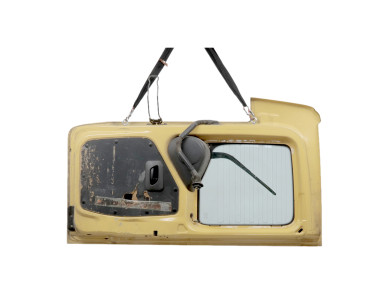 Right rear swing door - Citroen JUMPY II - Jaune Clair - 00008703C7 - C1-7367L