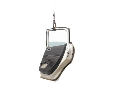 Right rear door - Citroen C3 III PH.2 - Blanc - 9812254880 - R1-3554U