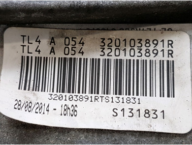 Gearbox type TL4054 - Renault SCENIC III PH.3 - W1-5679J