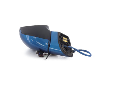 Right wing mirror - Peugeot 308 I PH.1 - Bleu Fonce - 8153NF - E1-5063S