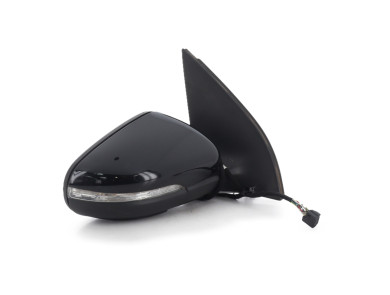 Right wing mirror - Volkswagen GOLF VI - Noir - 5K0857508AF9B9 - R0-7529J