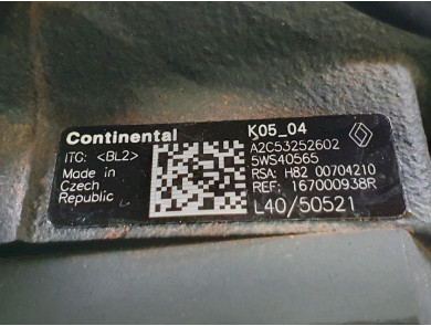 Moteur type K9K837 - Renault SCENIC III PH.2 - J1-8613J