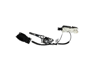 Left front door lock - Peugeot PARTNER II PH.1 - Blanc - 00009135EG - G0-5879J