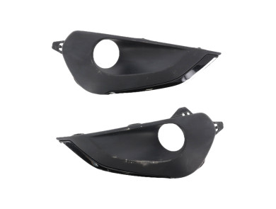 Lot de deux grilles latérales de pare choc avant occasion - Peugeot 208 - 9810729880