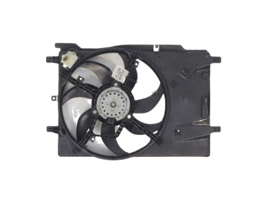 Radiator fan + mounting used - Opel CORSA - 13450416
