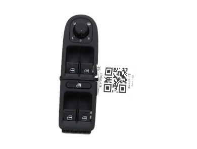 Left window-lift switch panel - Volkswagen GOLF VI - 1K4959857CREH - B1-9087F