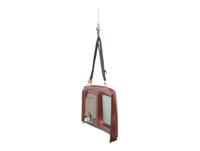 Right rear swing door - Renault KANGOO - Rouge Fonce - 901005956R - S1-8512E