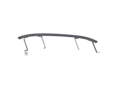 Front bumper lower reinforcement bar - Nissan MICRA IV PH.2 - Noir - F2030-1HAAH- F1-7418X