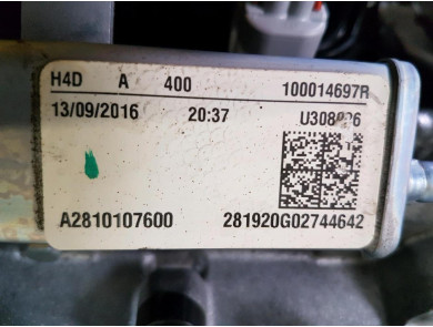 Engine type H4D400 - Smart FORFOUR II - R1-8251Z