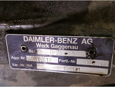 Gearbox type 711612 - Mercedes SPRINTER I PH.1 - G1-3647I
