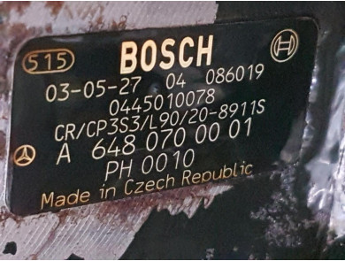 Engine type 64696130 - Mercedes CLASSE E III PH.1 - Y0-3786A
