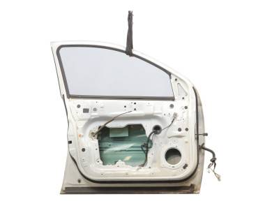 Left front door - Nissan QASHQAI I PH.1 - Blanc - H0101-JD0MD- H1-8566S