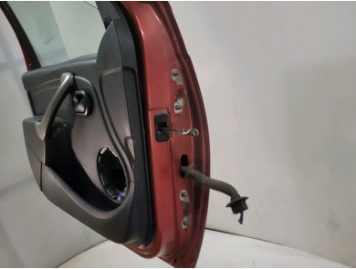 Porte avant gauche - Dacia SANDERO I - Rouge Fonce - 801015127R - C1-8827F