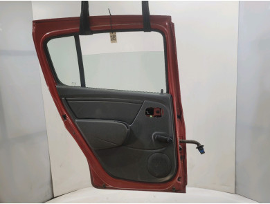 Porte arrière gauche - Dacia SANDERO I - Rouge Fonce - 821012255R - Q1-8884M