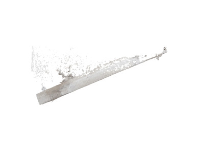 Front bumper lower reinforcement bar - Citroen C3 PICASSO PH.2 - Gris Clair - 0000742246 - X1-4008W