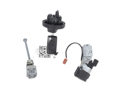 Steering lock and door key cylinders kit - Peugeot 207 - 4162NW - S1-7429V