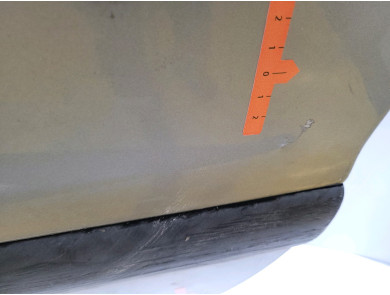 Porte gauche (3 portes) - Peugeot 206 - Gris Clair - 9002K6 - T1-8872T