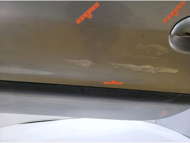 Left door (3-door models only) - Peugeot 206 - Gris Clair - 9002K6 - T1-8872T