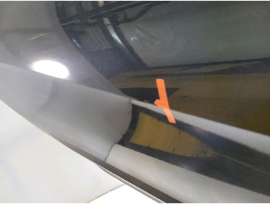 Right rear door - Peugeot 308 I PH.2 - Gris Fonce - 9008W9 - L1-7717V