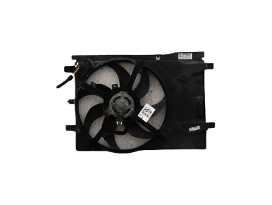 Radiator fan + mounting used - Peugeot BIPPER - 1614157180