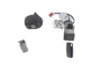 Steering lock and door key cylinders kit used - Peugeot 307 - 4162 KG